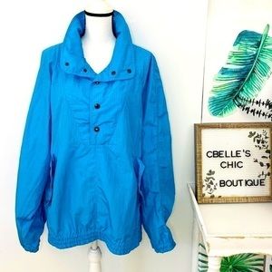 Vintage Kaelin 90’s Ski Wear Blue Pullover Ski Jacket Sz XL